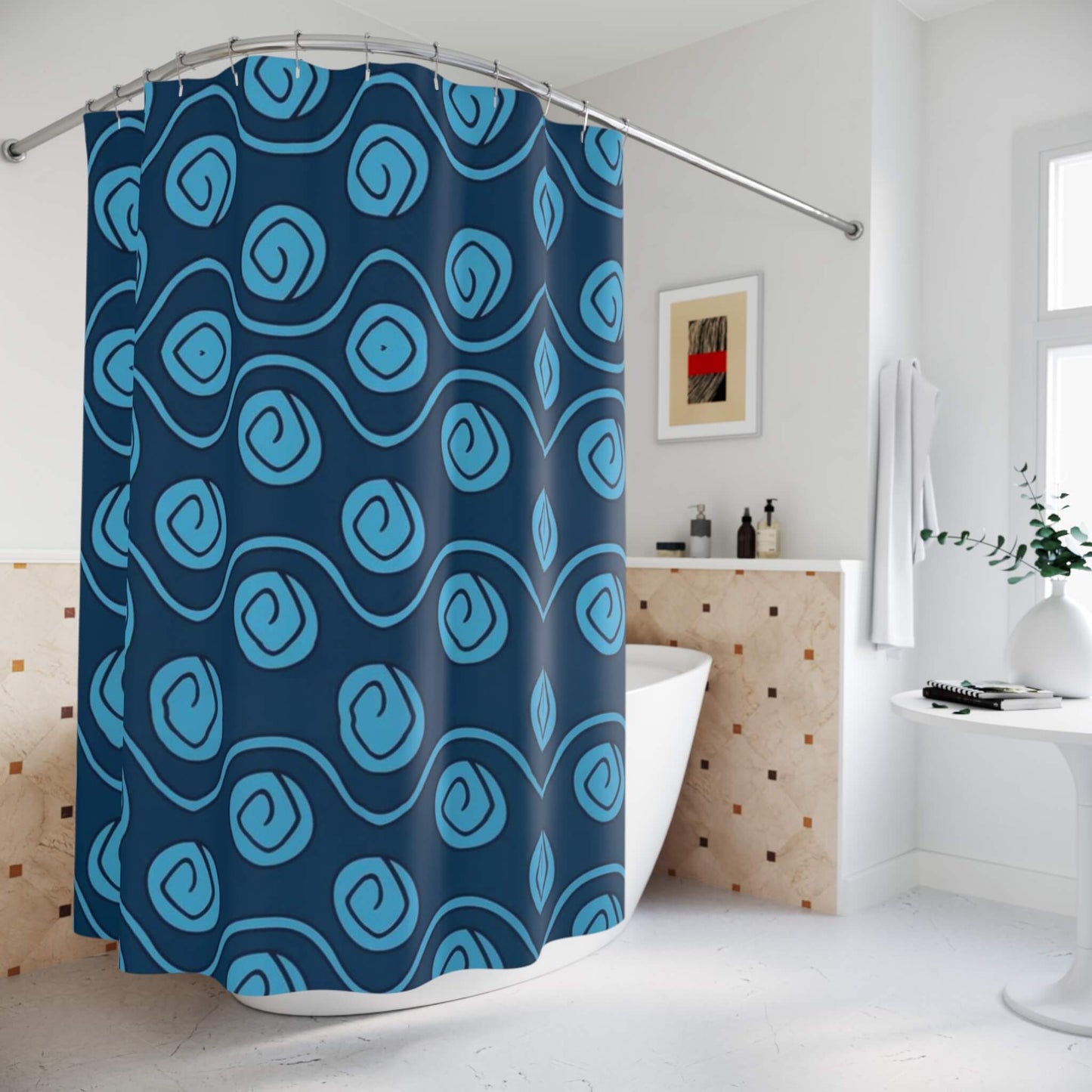 Zoro Arlong Park One Piece Patern Shower Curtains