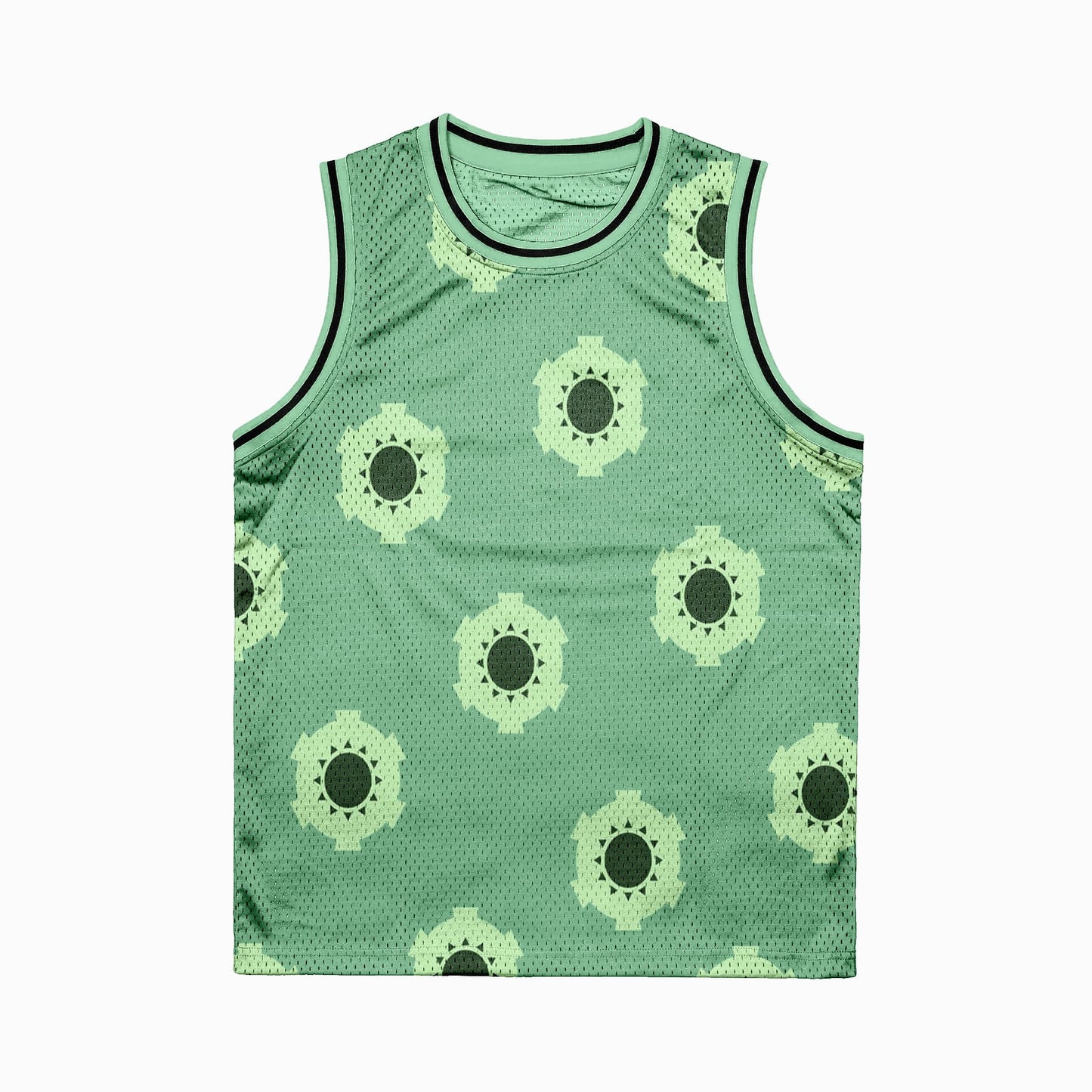 Zoro Wano OP Pattern Basketball Jersey