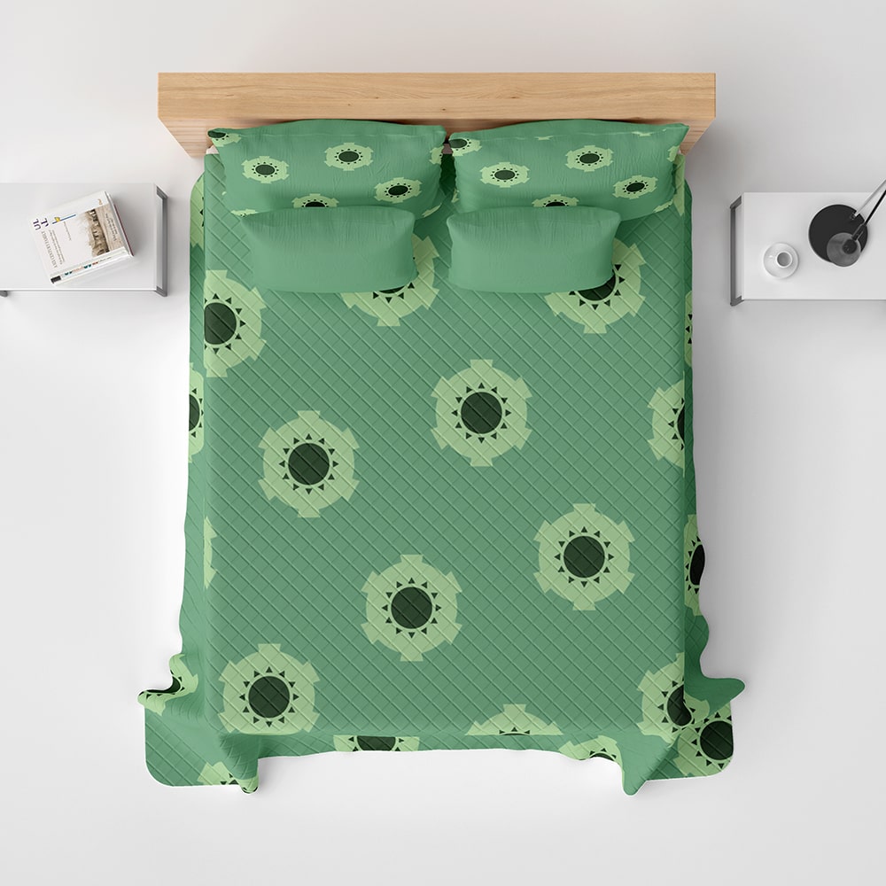 Zoro Wano Arc One Piece Pattern Bedspread Quilt Set