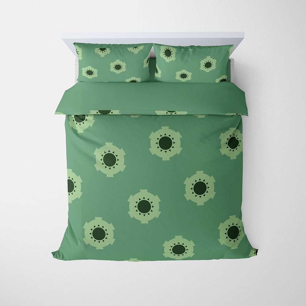 Zoro Wano Pattern One Piece Comforter Set Bedding