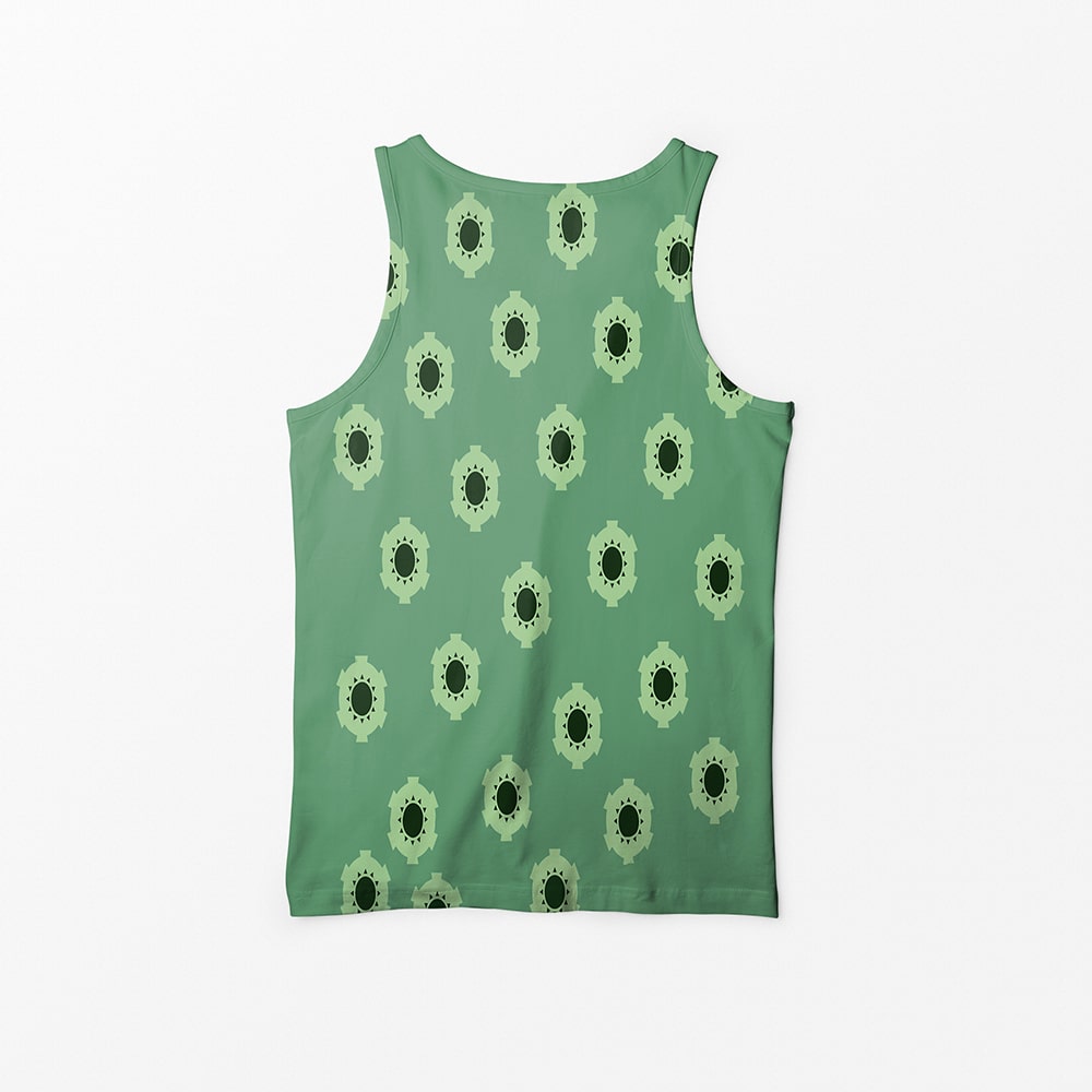 Zoro Wano Pattern One Piece Tank Top
