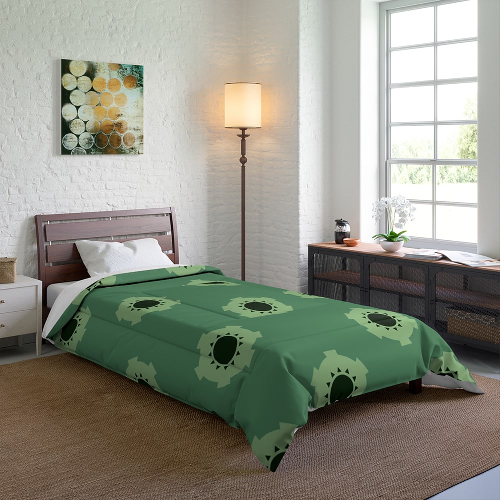 Zoro Wano Pattern One Piece Comforter Set Bedding