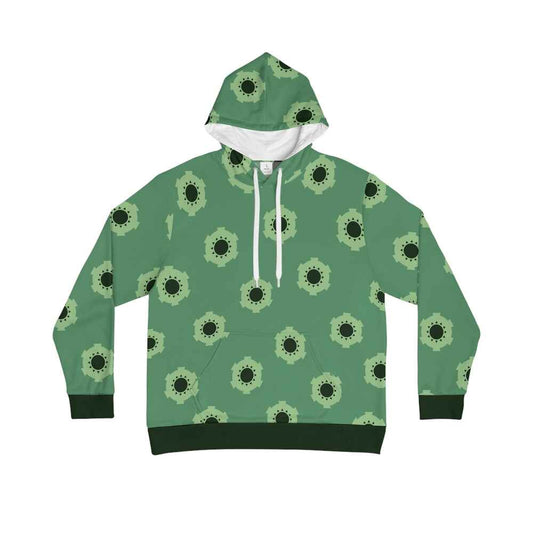 Zoro Wano Pattern One Piece Pullover Hoodie