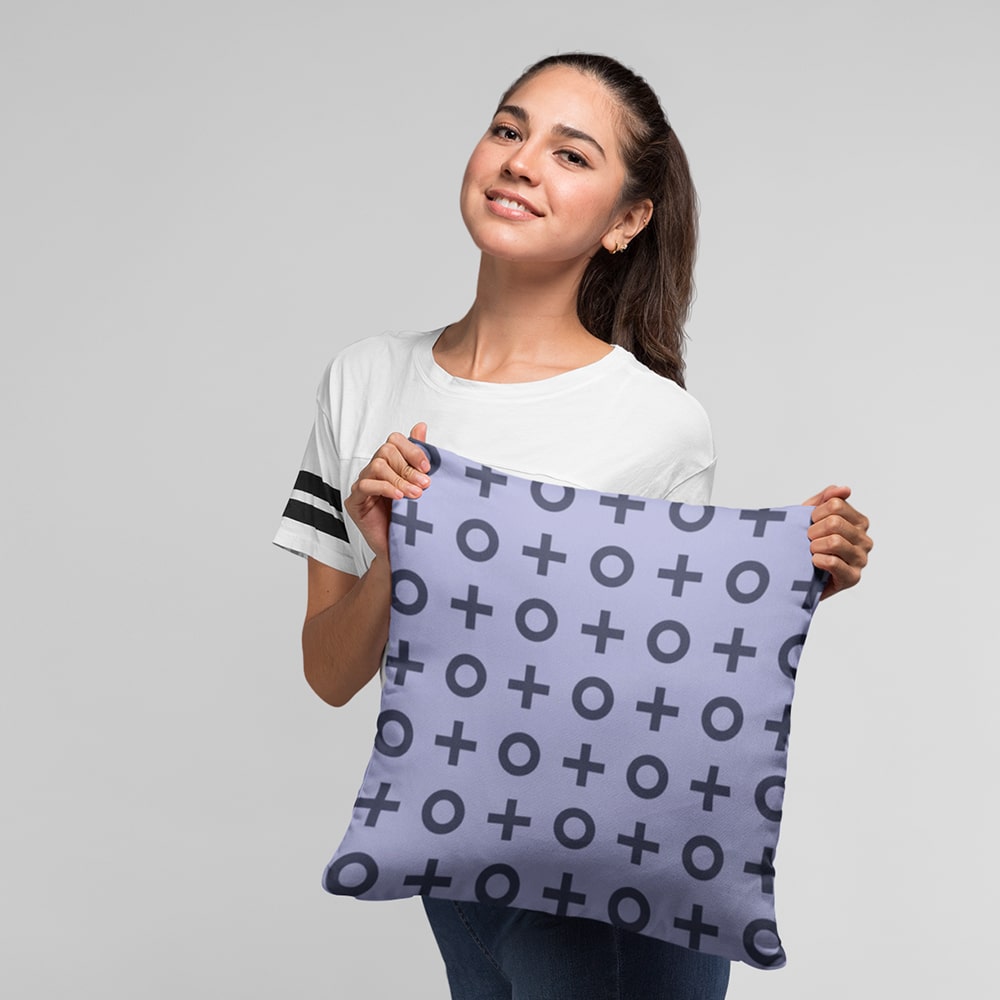 Jotaro JJBA Pattern Throw Pillow