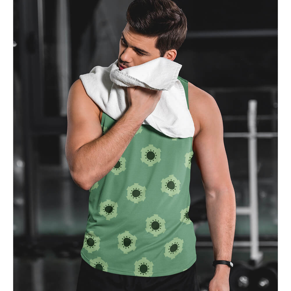 Zoro Wano Pattern One Piece Tank Top