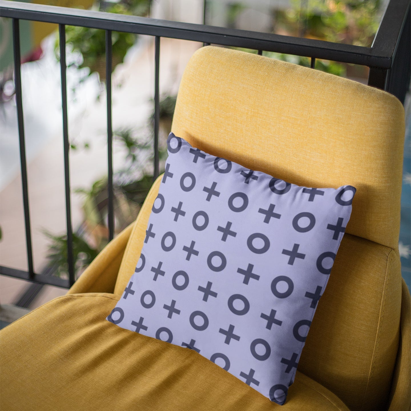Jotaro JJBA Pattern Throw Pillow