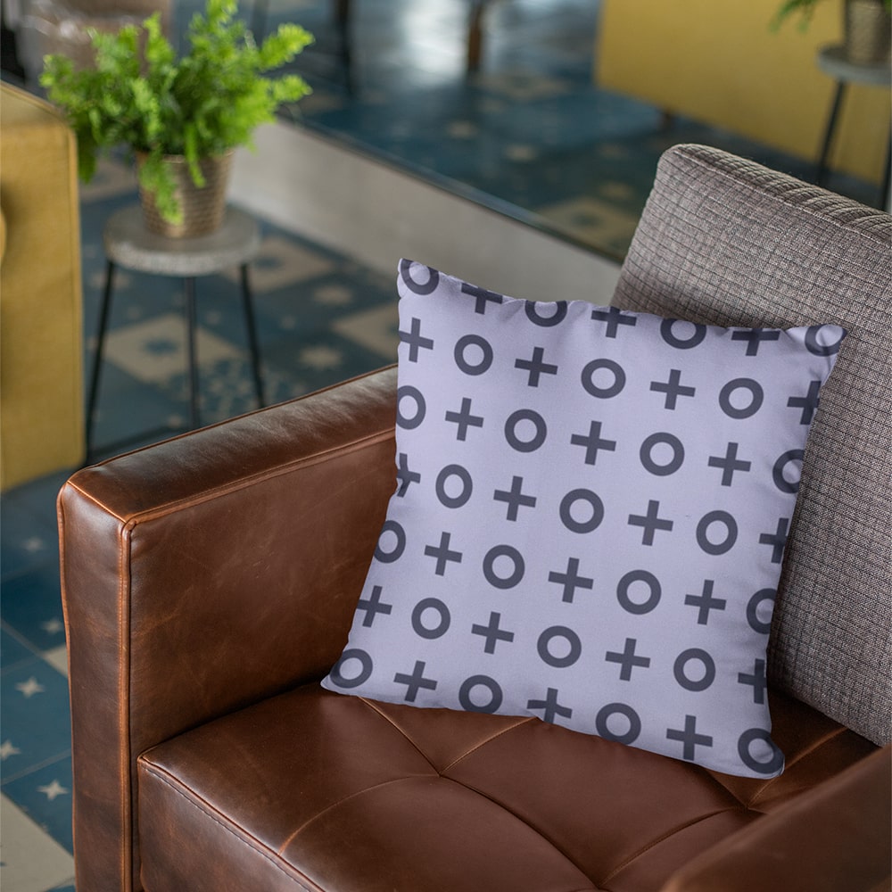 Jotaro JJBA Pattern Throw Pillow