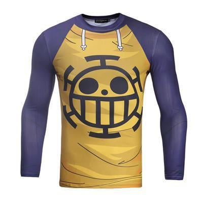 One Piece Armour 3D Printed Long Sleeve Shirt