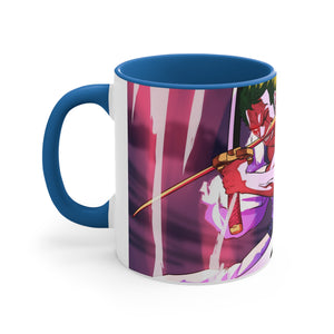 Pirate Hunter One Piece Zoro Accent Coffee Mug, 11oz