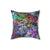 All Over Brushed Strokes Graffiti Spun Polyester Square Pillow