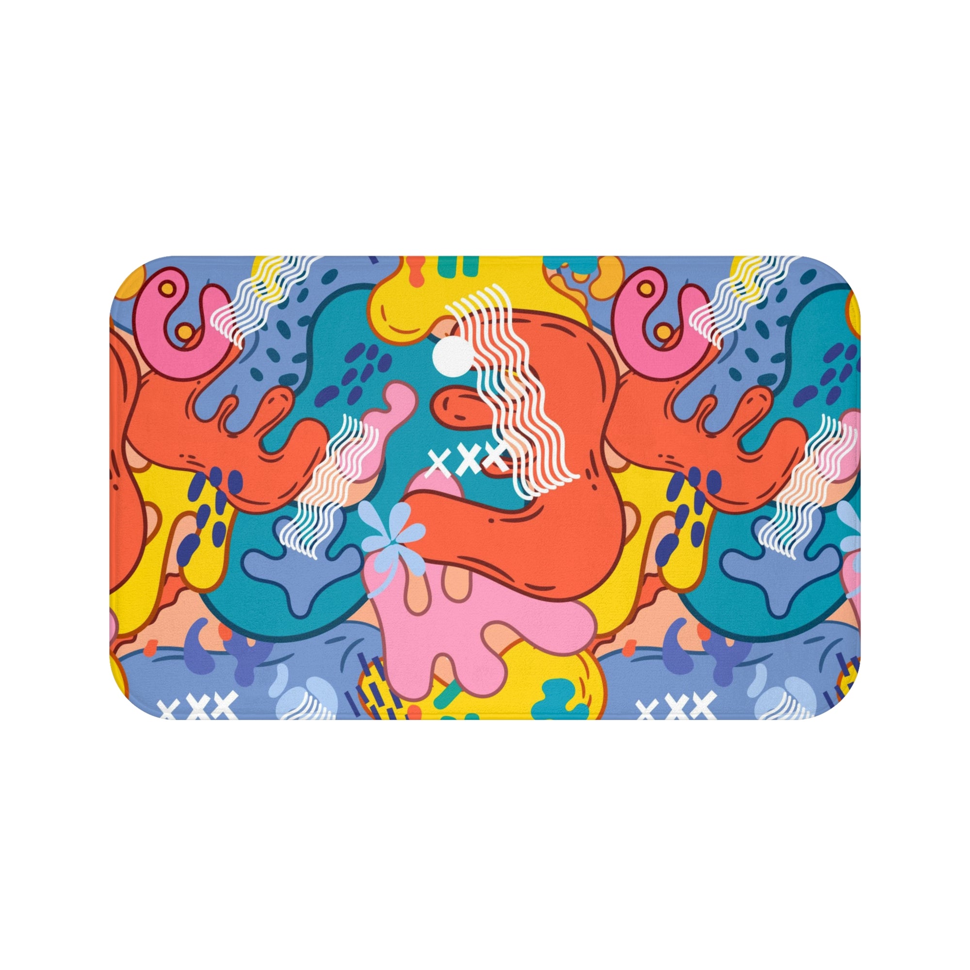 Harajuku Abstract Elemental Bath Mat