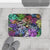 All Over Brushed Strokes Graffiti Bath Mat