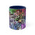 All Over Brushed Strokes Graffiti Accent Coffee Mug, 11oz