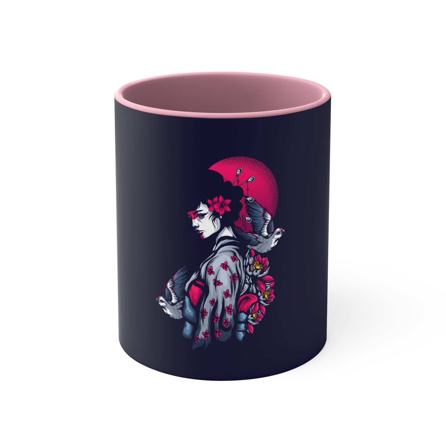 Story of A Geisha Aesthetic Accent Coffee Mug, 11oz