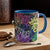 All Over Brushed Strokes Graffiti Accent Coffee Mug, 11oz