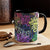 All Over Brushed Strokes Graffiti Accent Coffee Mug, 11oz