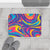 Psychedelic Abstract Art Bath Mat