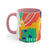 Abstractonism Color Fusion Accent Coffee Mug, 11oz