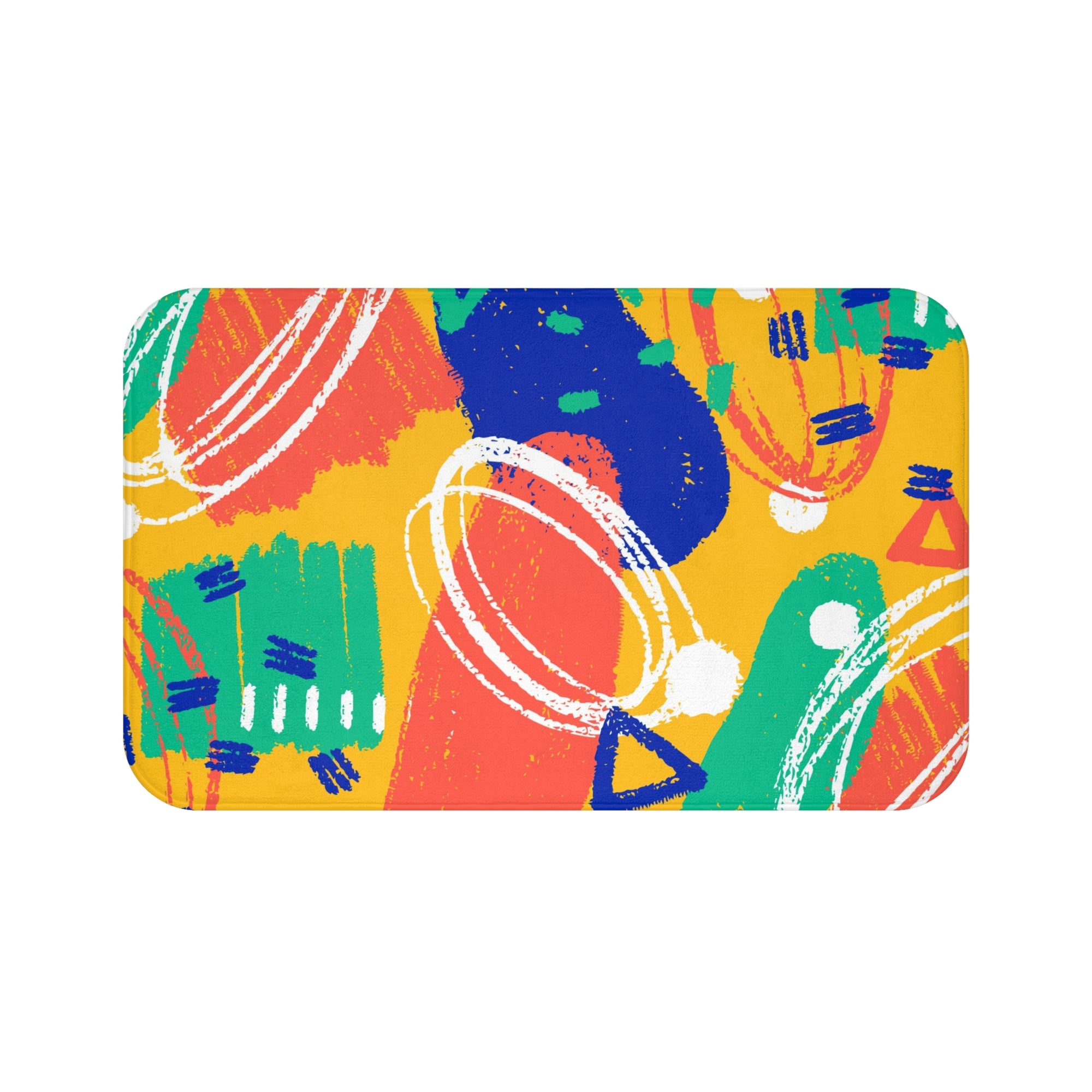 Abstractonism Color Fusin Bath Mat