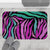 Zebra Colorfused Abstract Pattern Bath Mat