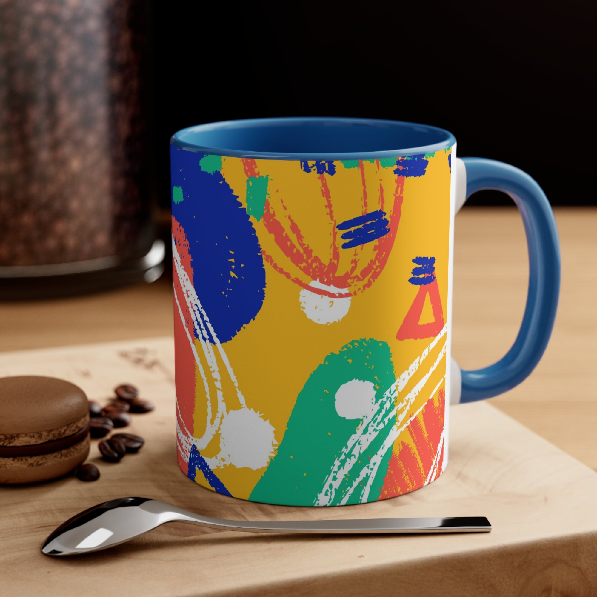 Abstractonism Color Fusion Accent Coffee Mug, 11oz