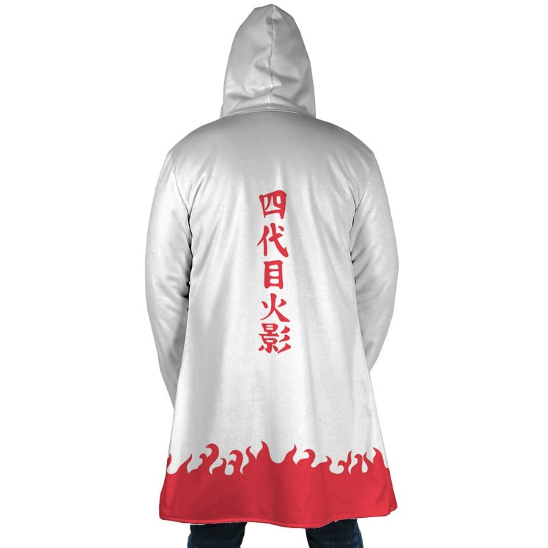 Naruto Minato Namikaze Hooded Fleece Coat