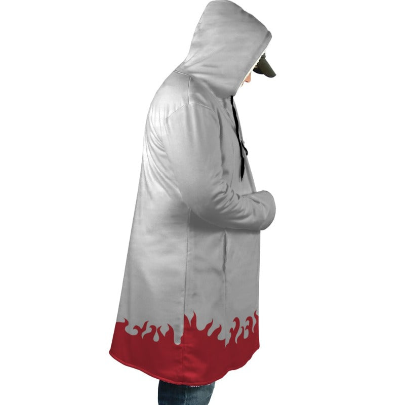 Naruto Minato Namikaze Hooded Fleece Coat