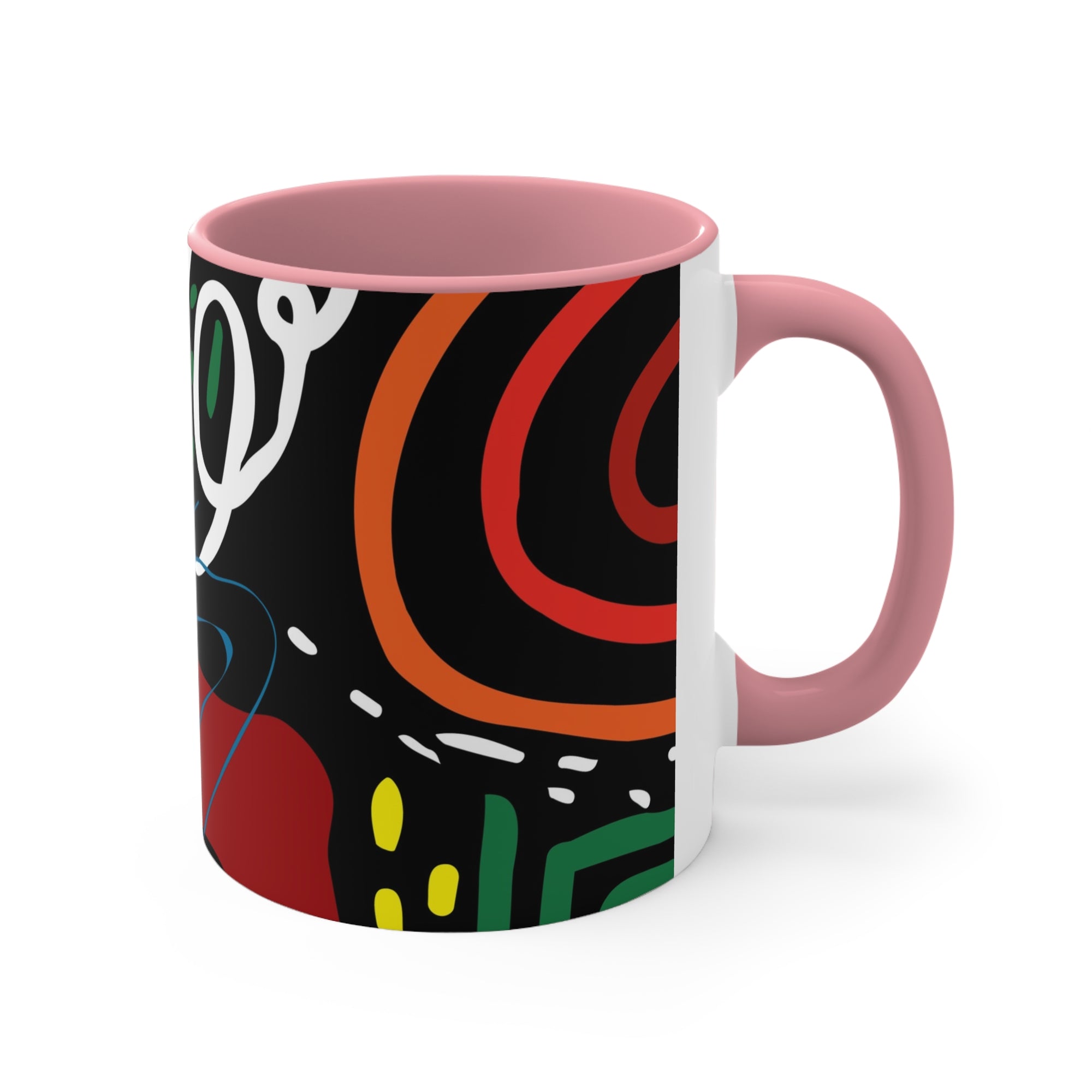 African Ethnic Graphic Art Accent Coffee Mug, 11oz