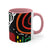 African Ethnic Graphic Art Accent Coffee Mug, 11oz