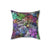 All Over Brushed Strokes Graffiti Spun Polyester Square Pillow