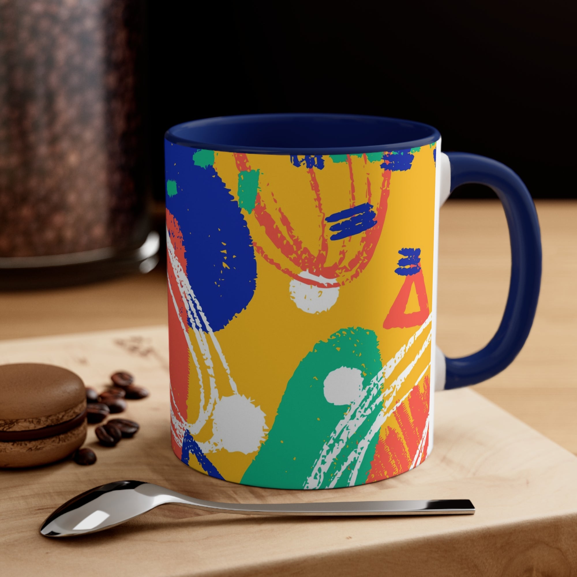 Abstractonism Color Fusion Accent Coffee Mug, 11oz