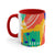 Abstractonism Color Fusion Accent Coffee Mug, 11oz