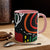 African Ethnic Graphic Art Accent Coffee Mug, 11oz