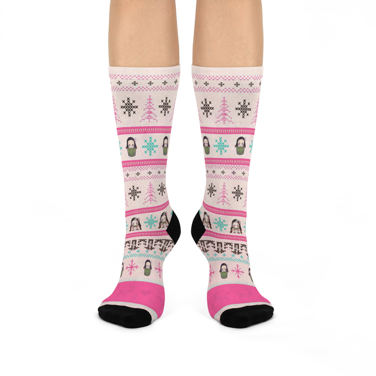 Nezuko Demon Slayer Crew Socks