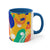 Abstractonism Color Fusion Accent Coffee Mug, 11oz