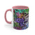 All Over Brushed Strokes Graffiti Accent Coffee Mug, 11oz