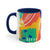 Abstractonism Color Fusion Accent Coffee Mug, 11oz