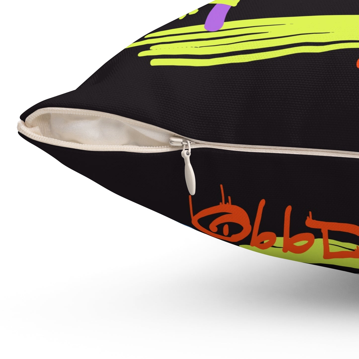 Urban Graphiti Change The Broken Rules Spun Polyester Square Pillow