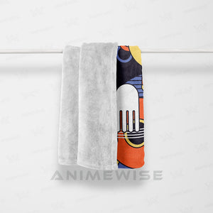 Abstract Music Art Blanket