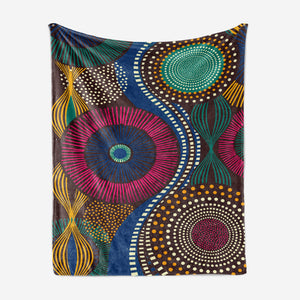 African Tribal Ornamental Pattern Blanket