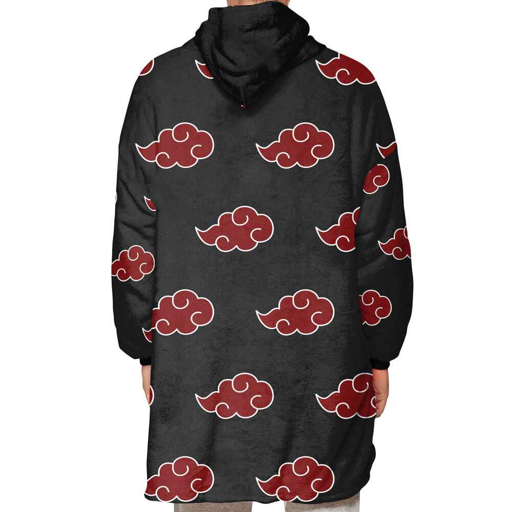 Naruto Akatsuki Cosplay Look Oodie Blanket Hoodie