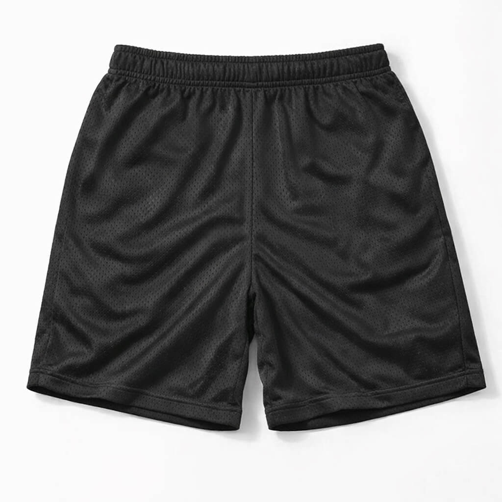 Akatsuki Naruto Kanji Mesh-Shorts
