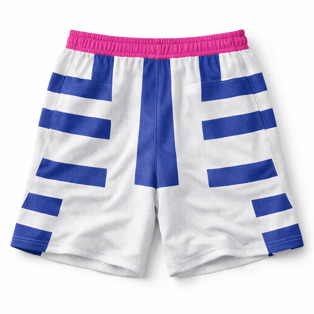 Akaza Demon Slayer Mesh-Shorts
