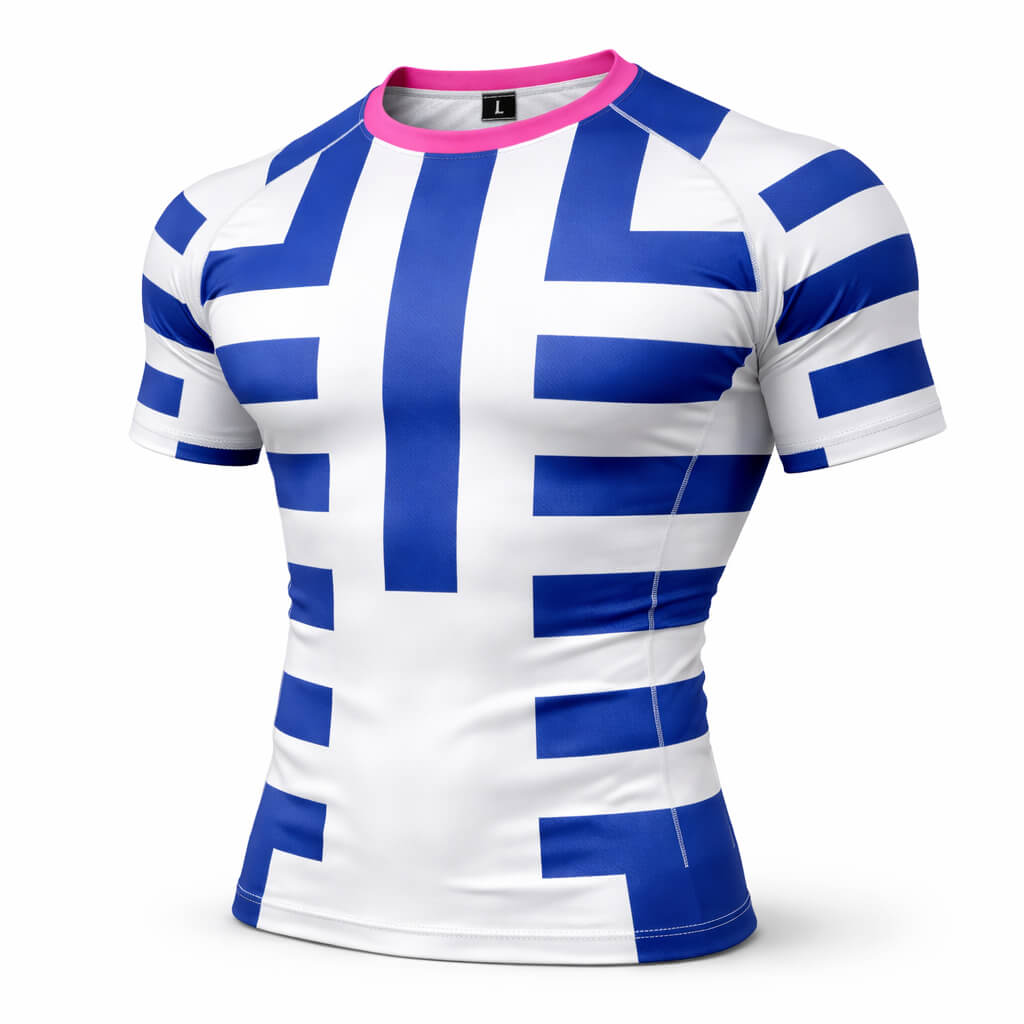 Akaza Demon slayer Rash Guard Compression Shirt