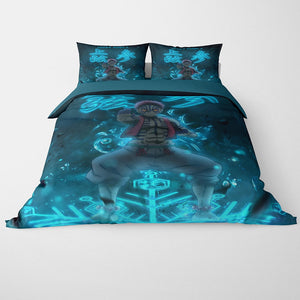 Akaza Upper Moon Demon 3 Demon slayer Duvet Cover Bedding