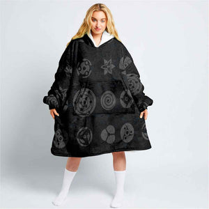 All Uchiha Eyes Naruto Oodie Blanket Hoodie