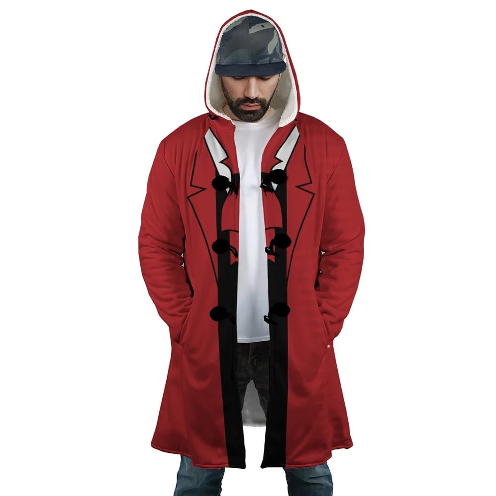Hellsing Alucard pentagram Hooded Cloak Coat