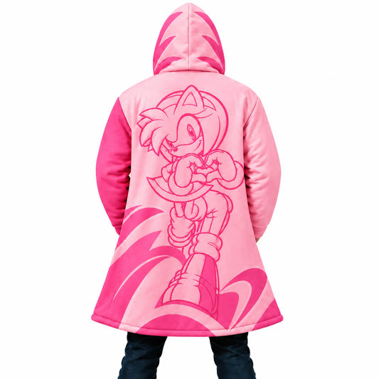 Amy Rose Sonic The Hedgehog Kapuzencape Mantel