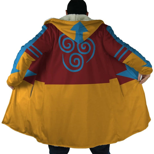 Avatar Aang The Last Air Bender Hooded Cloak Coat