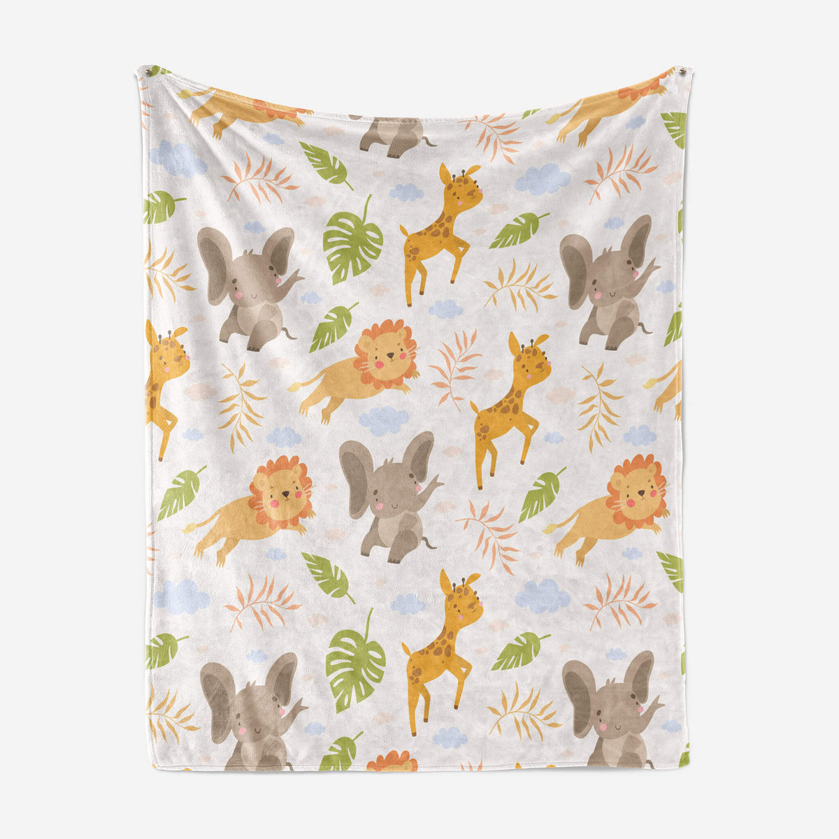 Animal Doodels Pattern Kids Blanket